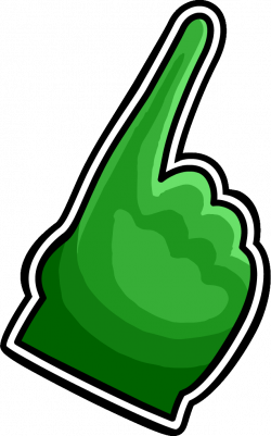 Image - Green Foam Finger Icon.png | Club Penguin Wiki | FANDOM ...