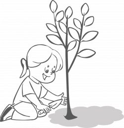 Planting Trees Clipart - Clipart Creationz