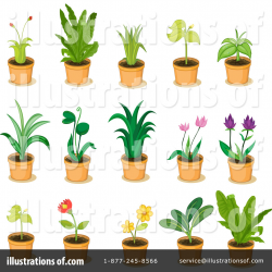Plants Clipart #1124082 - Illustration by Graphics RF