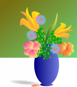 Vase Of Flowers Clip Art at Clker.com - vector clip art online ...