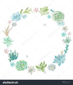 Succulent Plant Clip Art. Succulent Clip Art. Cactus Clip ...