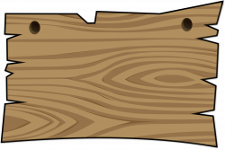 Wood Plaque Clipart