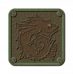Clipart - Traced Weathered Bronze Plaque