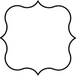 Fancy Outline 15 Plaque Clipart Shape For Free Download On ...