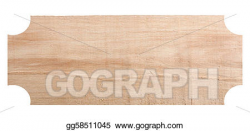 Stock Illustration - Wooden plaque. Clipart gg58511045 - GoGraph