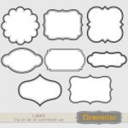 Plaque templates | Cake Templates | Printable labels, Clip ...