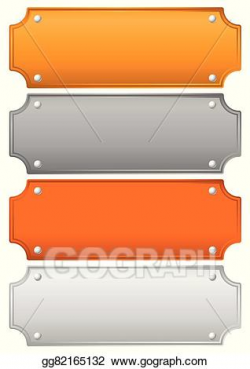 EPS Vector - Gold, silver, bronze and platinum plates ...