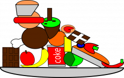 Plate Clipart junk food - Free Clipart on Dumielauxepices.net