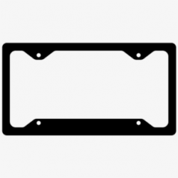 License Plate Frame - Licence Plate Frame Clip Art #1973018 ...