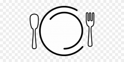 Dishes Plate Fork Spoon Food Restaurant Ea - Food Clip Art ...