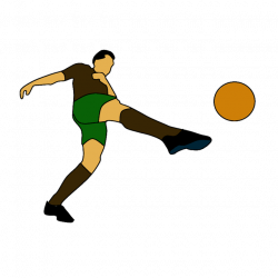 Free photo Match Football Sport Clipart Player Shooting - Max Pixel