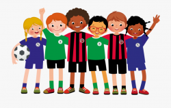 Play Clipart Football Training - Soccer Team Clipart ...