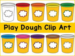 Play dough Clip art Freebie by Clipbox | Teachers Pay Teachers