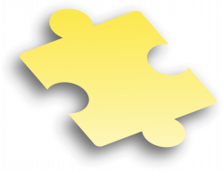 Clipart - Puzzle Piece Yellow