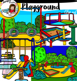 Playground clip art- big set of 68 items!