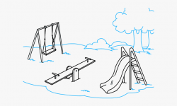 How To Draw Playground - Playground Drawing #2151478 - Free ...