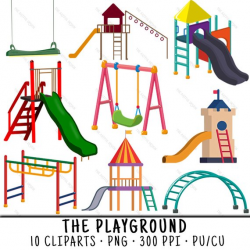 Playground Clipart, Slide Clipart, Playground Clip Art ...