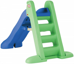 Little Tikes Blue and Green Slide transparent PNG - StickPNG
