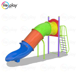 Playground Tube Slide Transparent & PNG Clipart Free ...