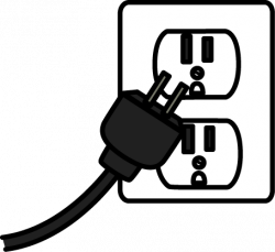 Electrical plug clip art from MyCuteGraphics | Graphics - General ...