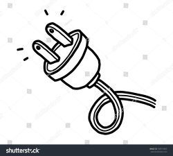 Plug clipart black and white 6 » Clipart Station