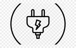 Plug Clipart Current Electricity - Power Source Icon Png ...