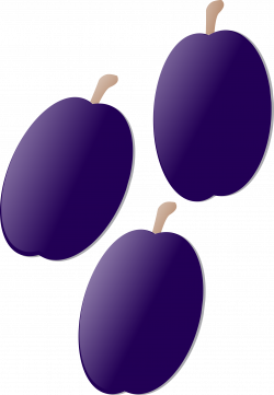 Clipart - plums