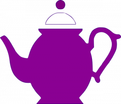 Teapot Bright Plum Clip Art at Clker.com - vector clip art online ...
