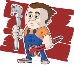Clipart - plumber