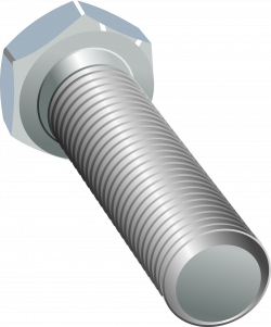 Clipart - a simple screw
