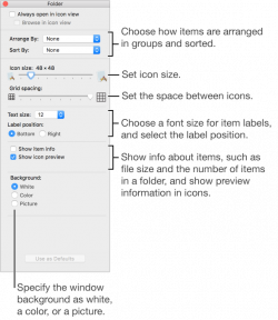 macOS Sierra: Ways to view items in Finder windows
