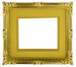 Gold Frame Landscape transparent PNG - StickPNG