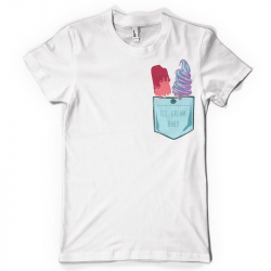 Ice cream pocket T-shirt clip art | T-shirt designs I love ...