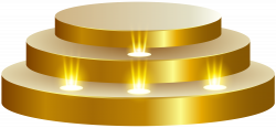 Gold Podium Stage Transparent PNG Clip Art Image | Gallery ...