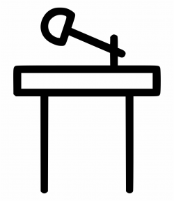 Dias Microphone Podium Stage Stage Dias Png - Clip Art Library