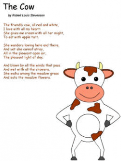 The Cow poem | dairy crafts/ activities | Farm kids, Farm ...