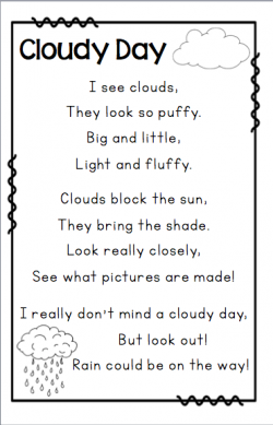 Poems about Weather and Seasons | Education :) | Rain poems ...