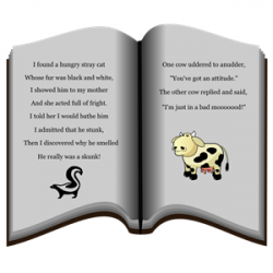 Book of Poems clipart, cliparts of Book of Poems free ...