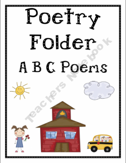 Free Poetry Notebook ABC Poems Rd/illustrate | Kindergarten ...