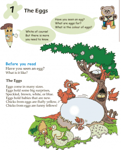 Grade 1 Reading Lesson 1 Poetry – The Eggs | kids study ...