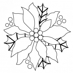 Poinsetta Drawing at GetDrawings.com | Free for personal use ...