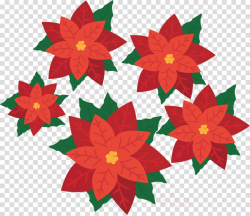 Christmas Poinsettia Clipart clipart - Flower, Leaf, Design ...