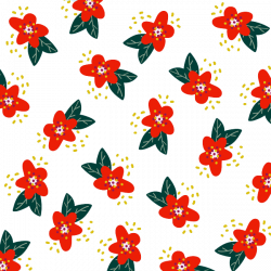Floral design Flower Poinsettia Red Pattern - Red floral pattern 650 ...