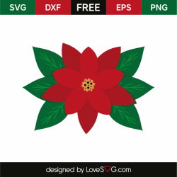 Poinsettia | cricut | Free svg cut files, Svg files for ...