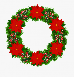 Unique Christmas Garland Png - Christmas Poinsettia Wreath ...