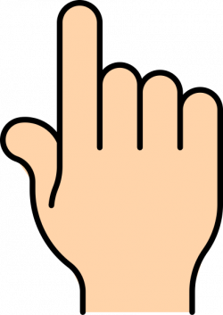 Pointing Finger Bold Clip Art at Clker.com - vector clip art online ...