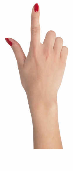 One Finger Hand - Female Hand Pointing Up {#178877} - Pngtube