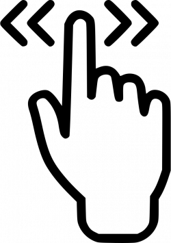Touch Screen Double Hand Finger Svg Png Icon Free Download (#484254 ...