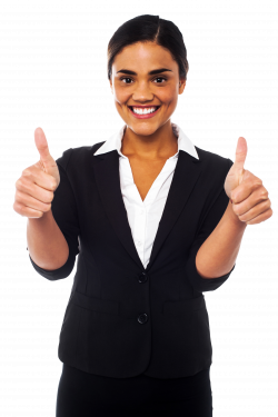 Women Pointing Thumbs Up PNG Image - PurePNG | Free transparent CC0 ...