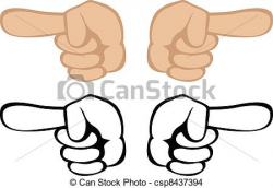 Pointing hand gesture - | Clipart Panda - Free Clipart Images